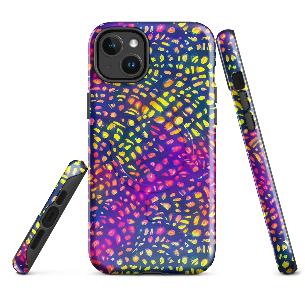 Prismatic Scatter on MagSafe Tough Case for iPhone® — Front