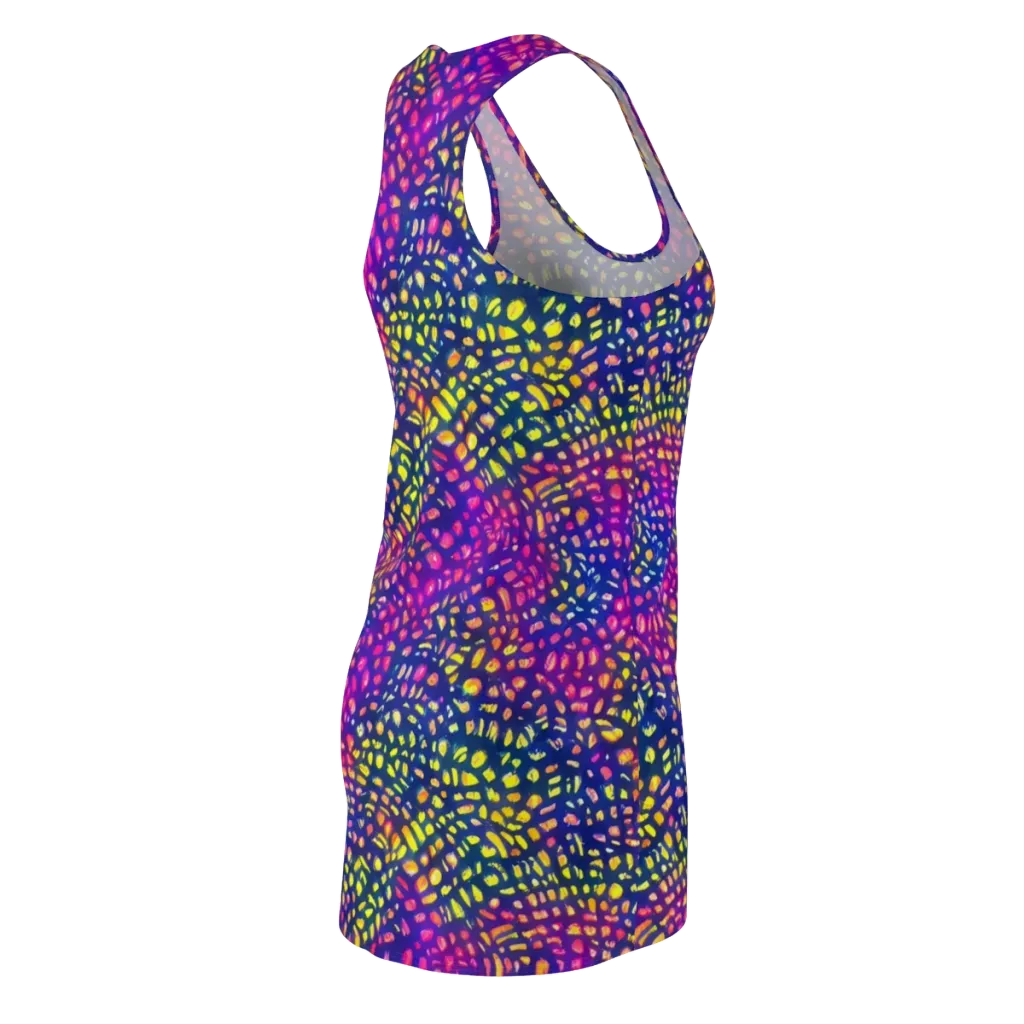 Prismatic Scatter on Racerback Dress — Back Side