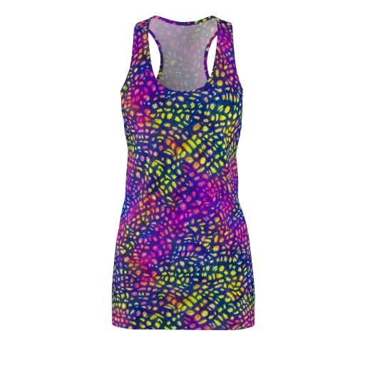 Prismatic Scatter on a Racerback Dress