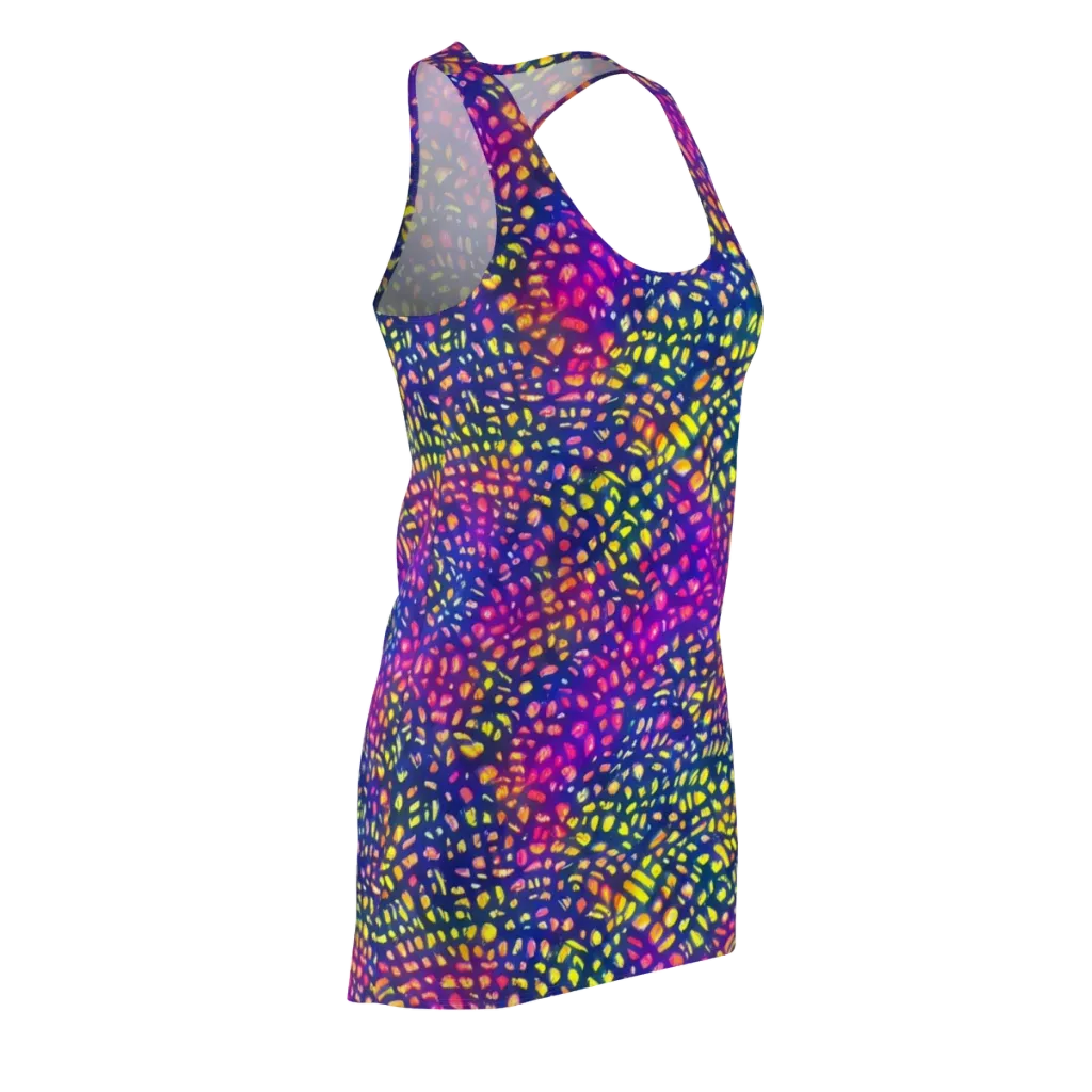 Prismatic Scatter on Racerback Dress — Front Side