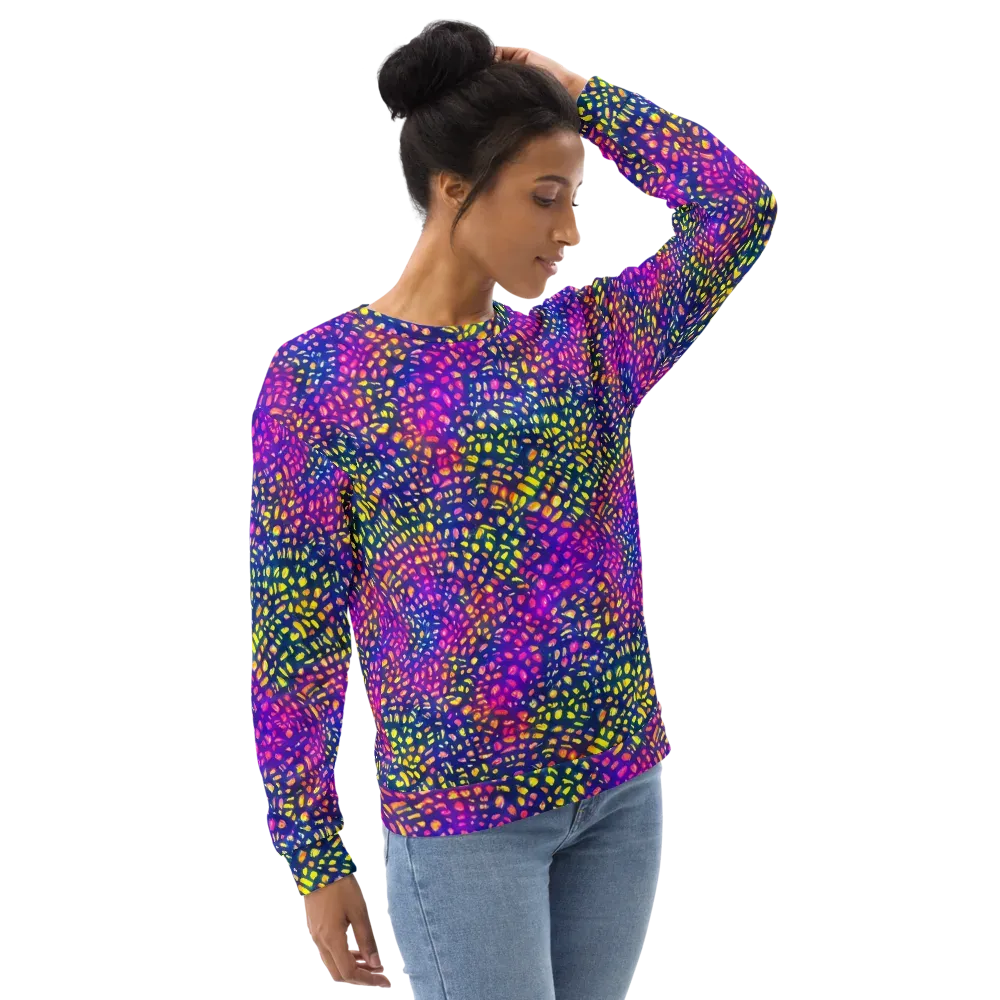 Prismatic Scatter on Sweatshirt — Right Front