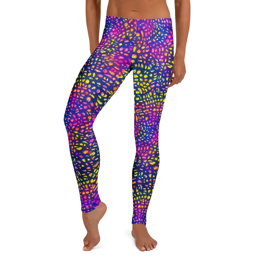 Prismatic Scatter on Leggings — Front
