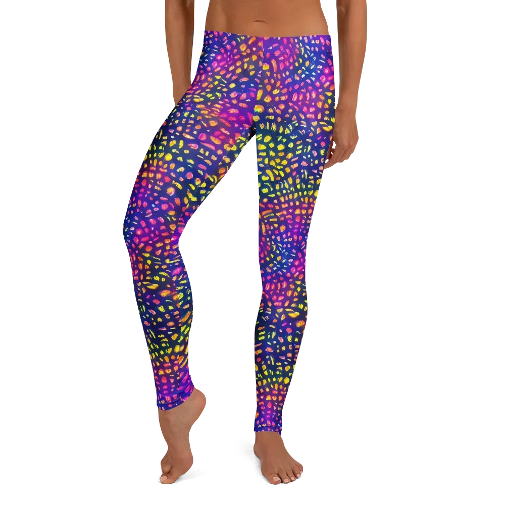 Prismatic Scatter on Leggings — Front