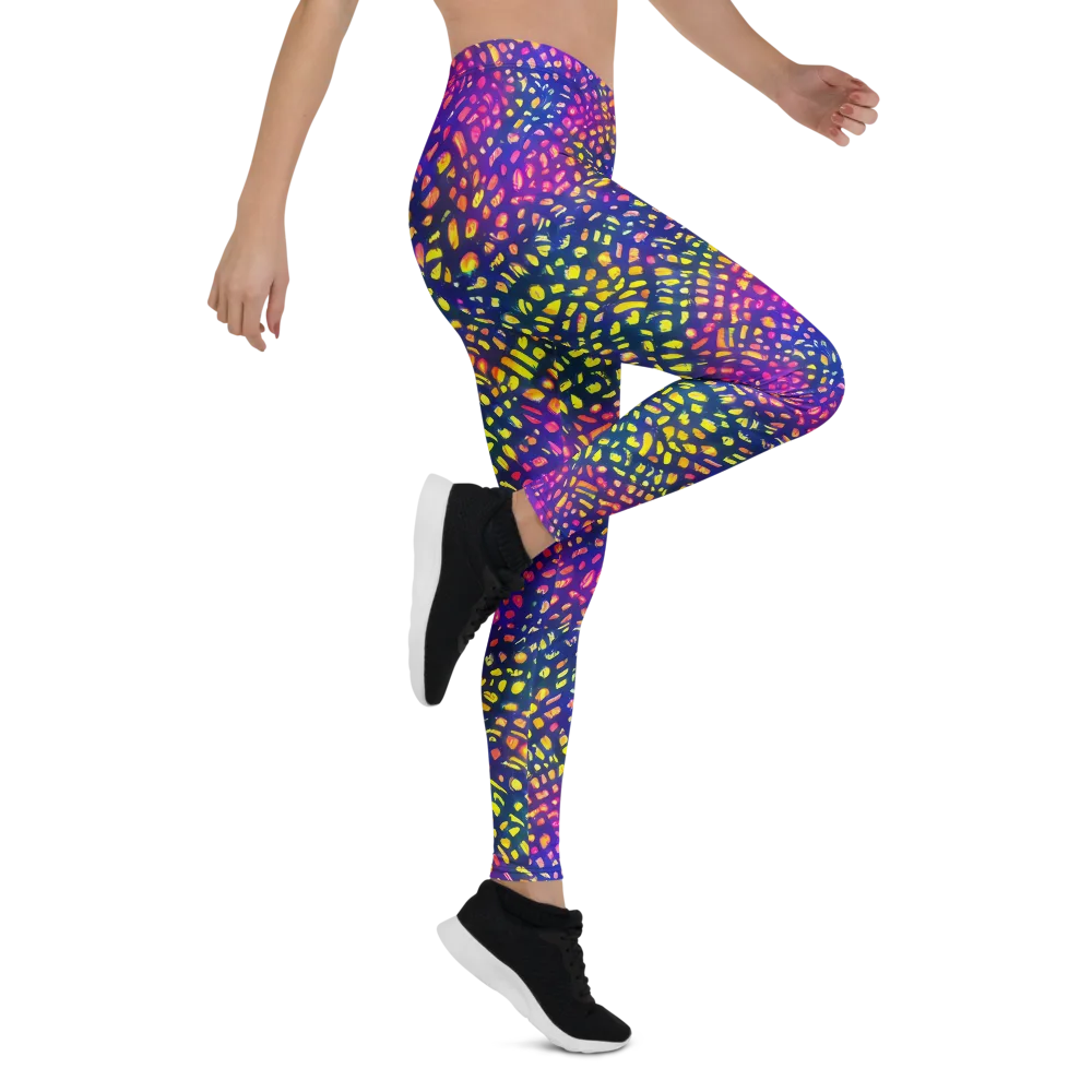 Prismatic Scatter on Leggings — Right