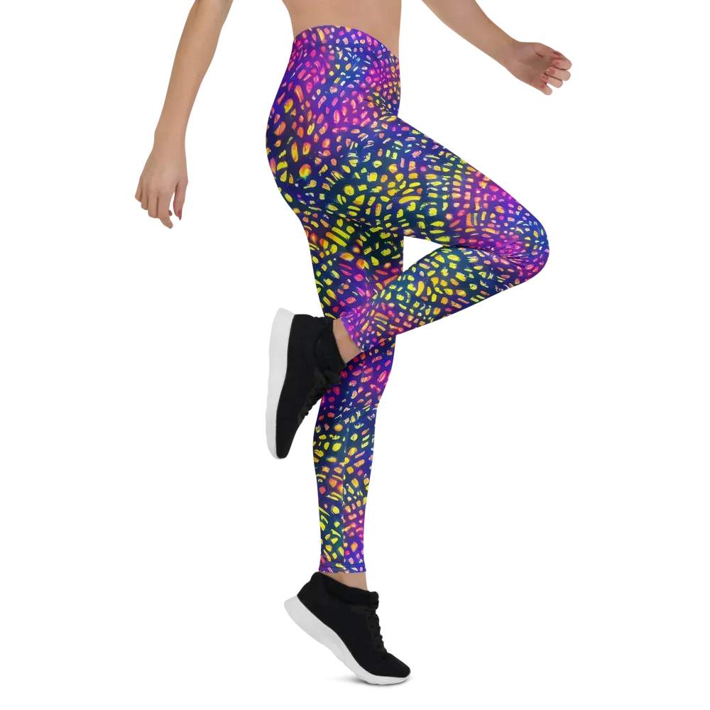 Prismatic Scatter on Leggings — Right