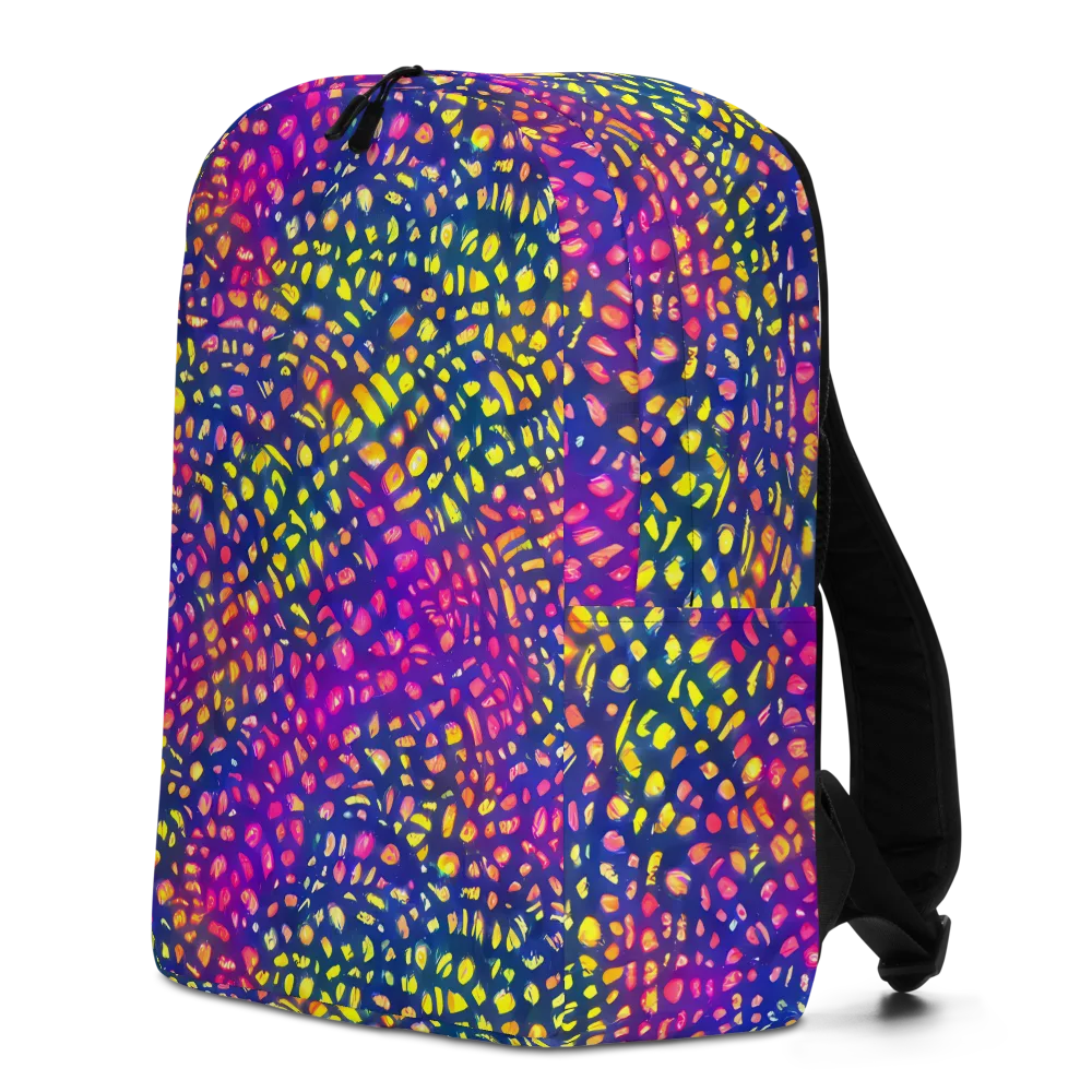 Prismatic Scatter on Minimalist Backpack — Left