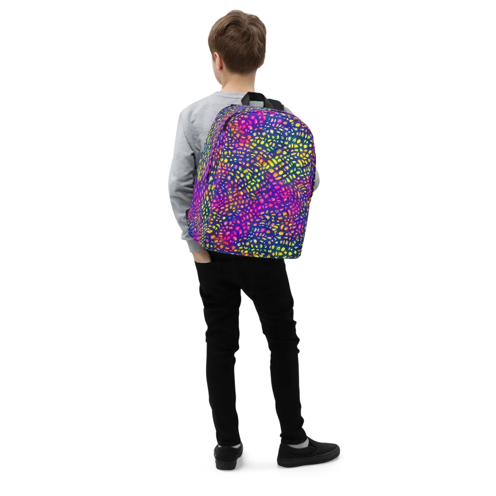 Prismatic Scatter on Minimalist Backpack — Right Front