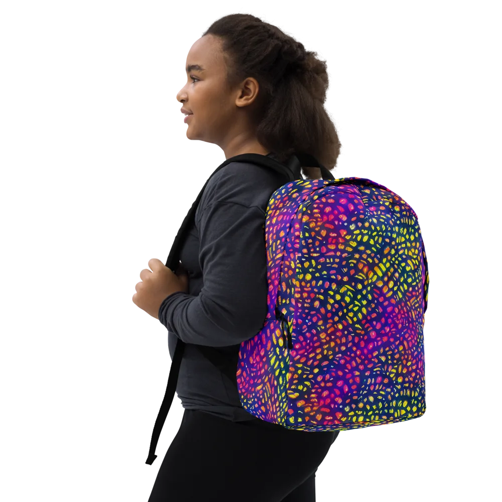 Prismatic Scatter on Minimalist Backpack — Right Front