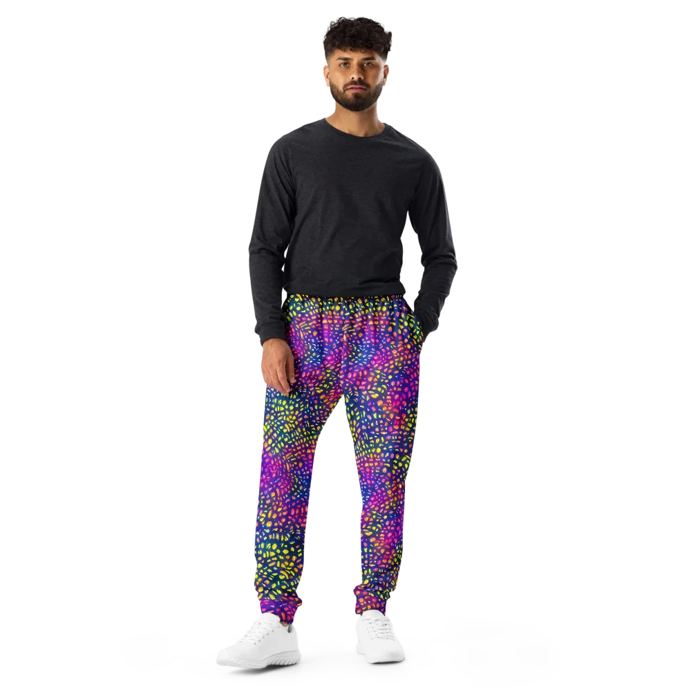 Prismatic Scatter on Men's Joggers — Front