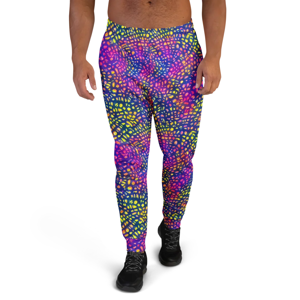 Prismatic Scatter on Men's Joggers — Front