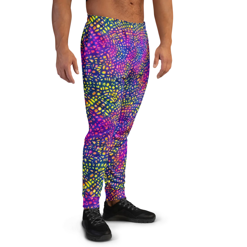 Prismatic Scatter on Men's Joggers — Right
