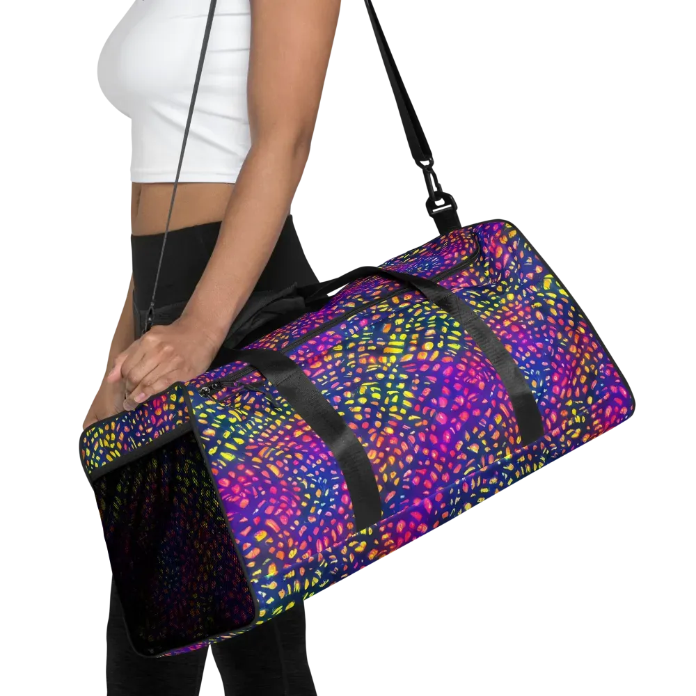 Prismatic Scatter on Duffle Bag — Front