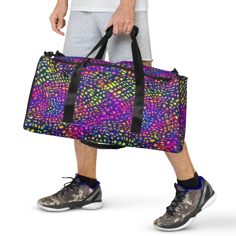 Prismatic Scatter on Duffle Bag — Front