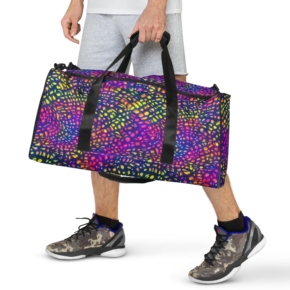 Prismatic Scatter on Duffle Bag — Front