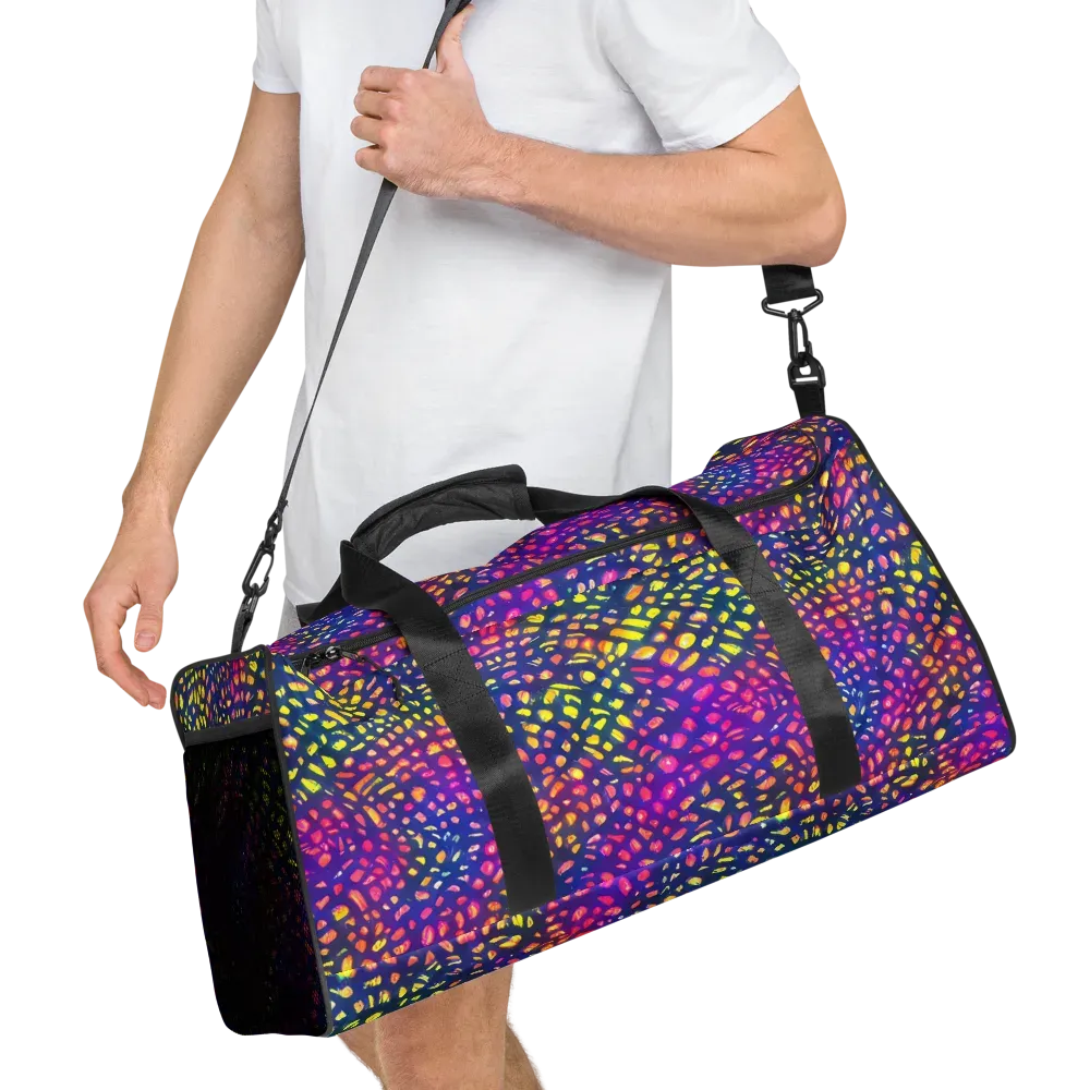 Prismatic Scatter on Duffle Bag — Right Front