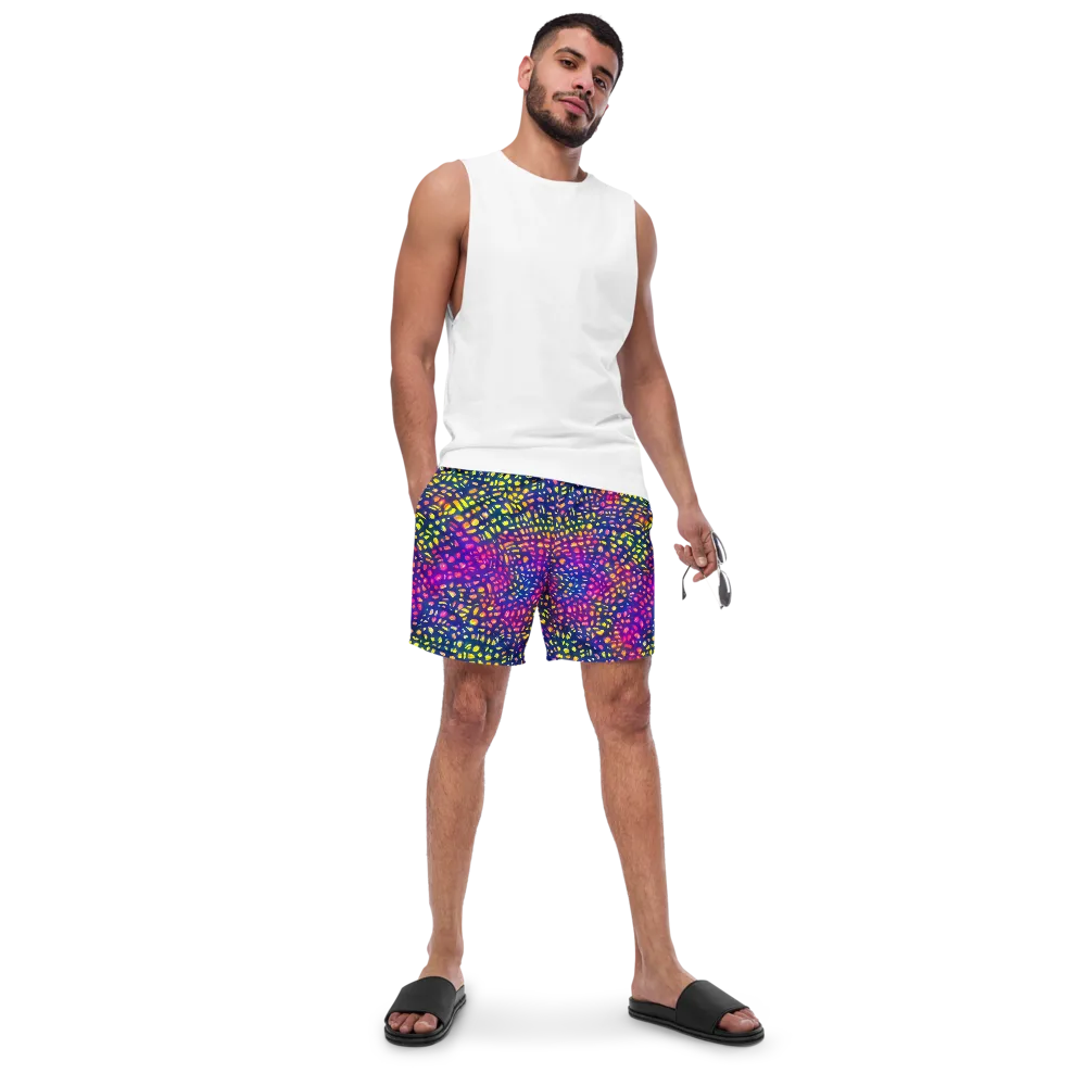 Prismatic Scatter on Swim Trunks — Front