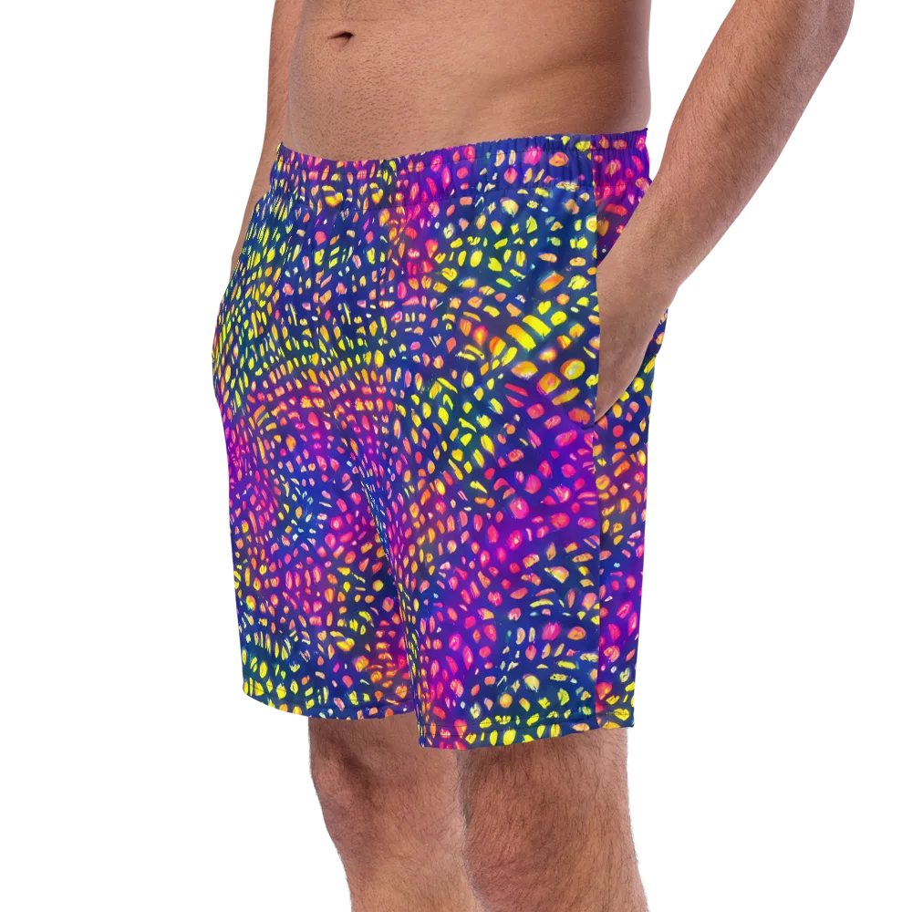 Prismatic Scatter on Swim Trunks — Left Front