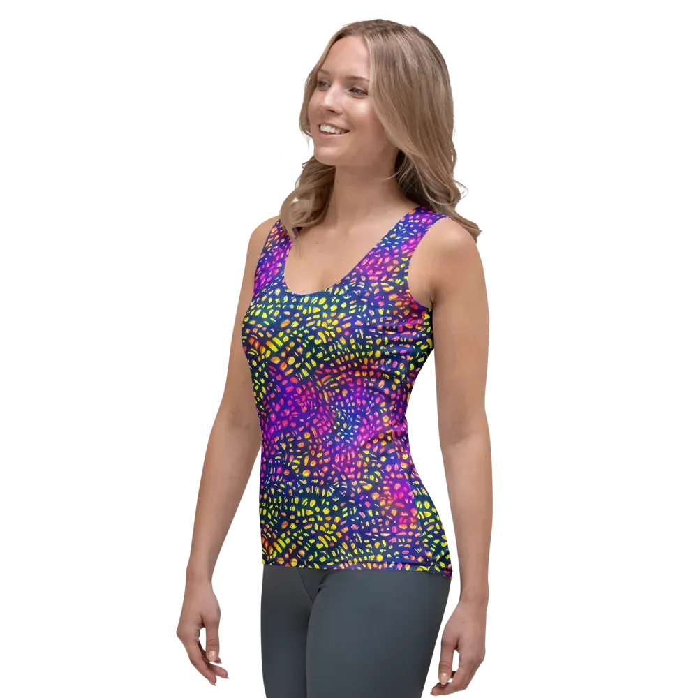 Prismatic Scatter on Women's Tank Top — Left Front