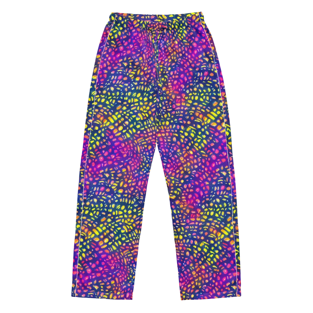 Prismatic Scatter on Women's Pajama Pants — Front