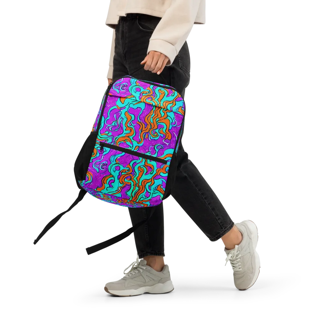 Psychic Ribbons on Utility Backpack — Front