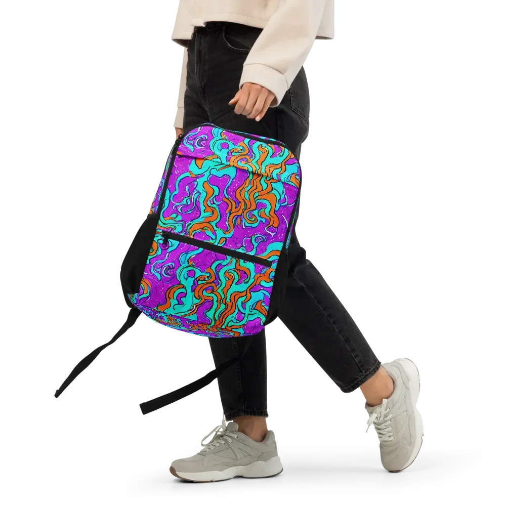 Psychic Ribbons on Utility Backpack — Front