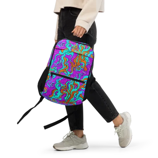 Psychic Ribbons on a Utility Backpack