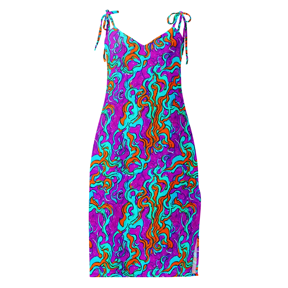 Psychic Ribbons on Slip Dress — Front