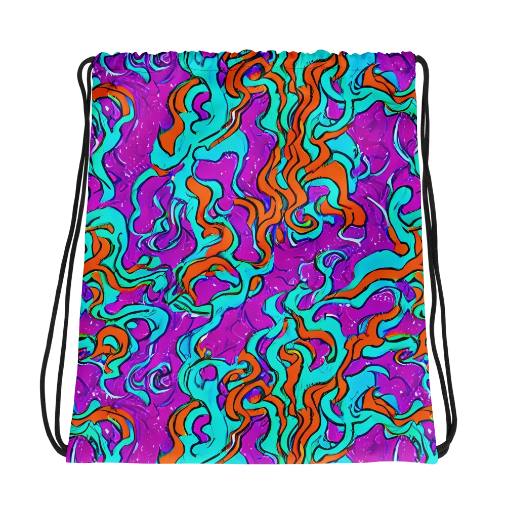 Psychic Ribbons on Drawstring Bag — Photo