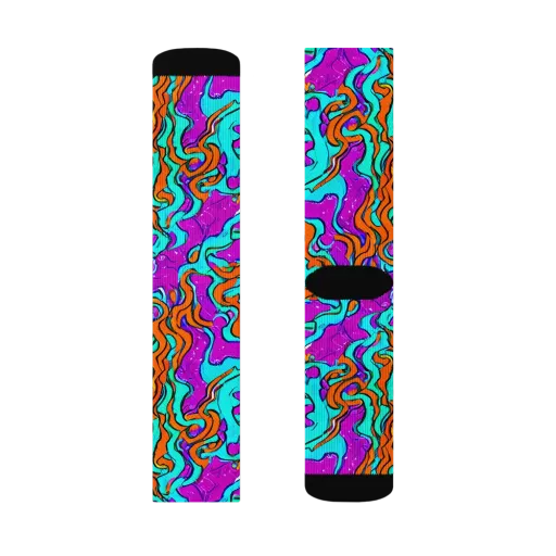 Psychic Ribbons on a Socks