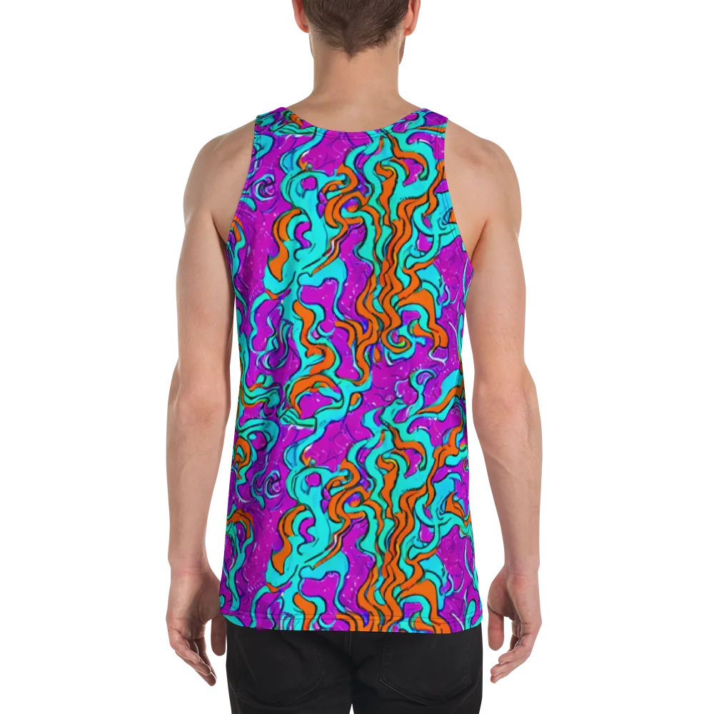Psychic Ribbons on Men's Tank Top — Back