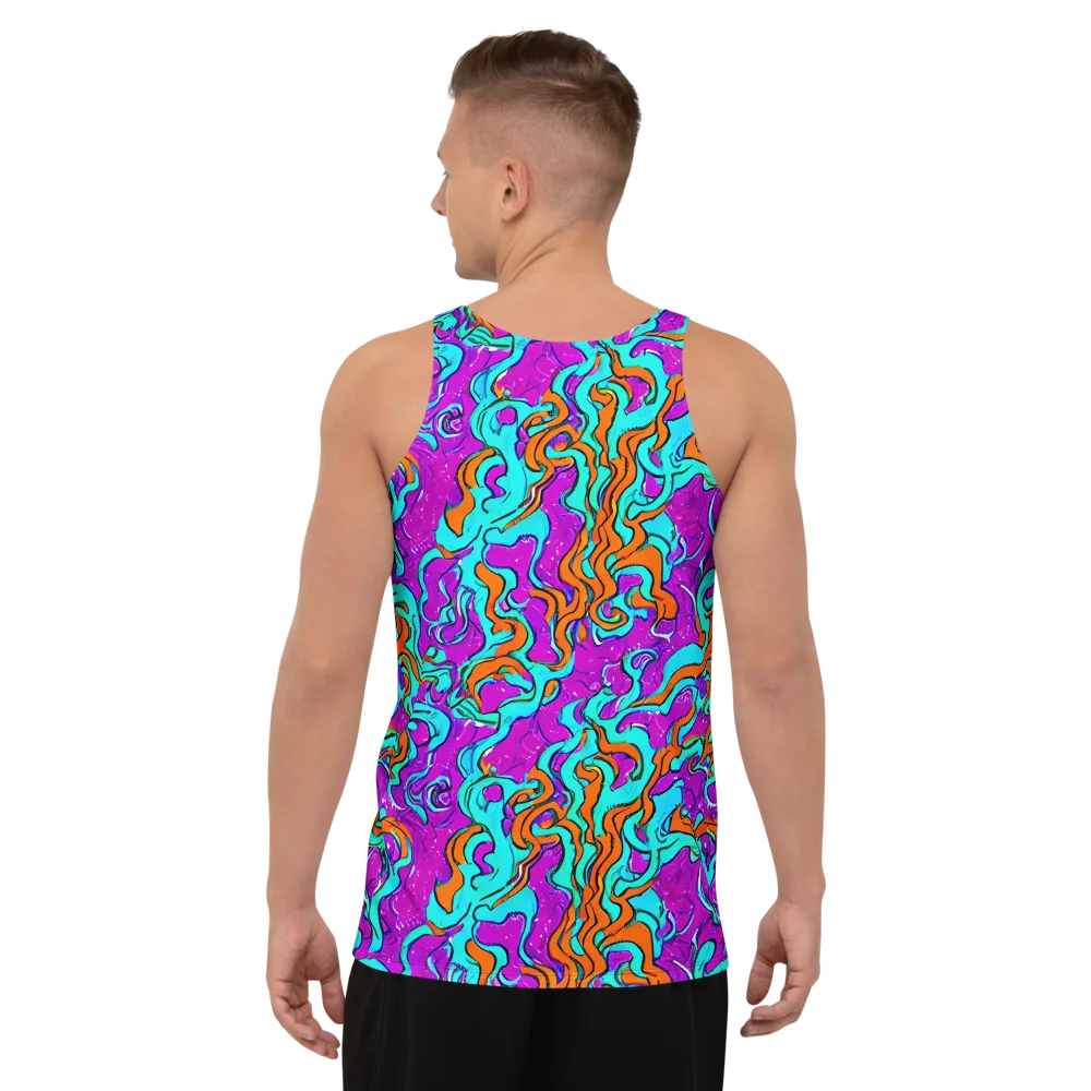 Psychic Ribbons on Men's Tank Top — Back