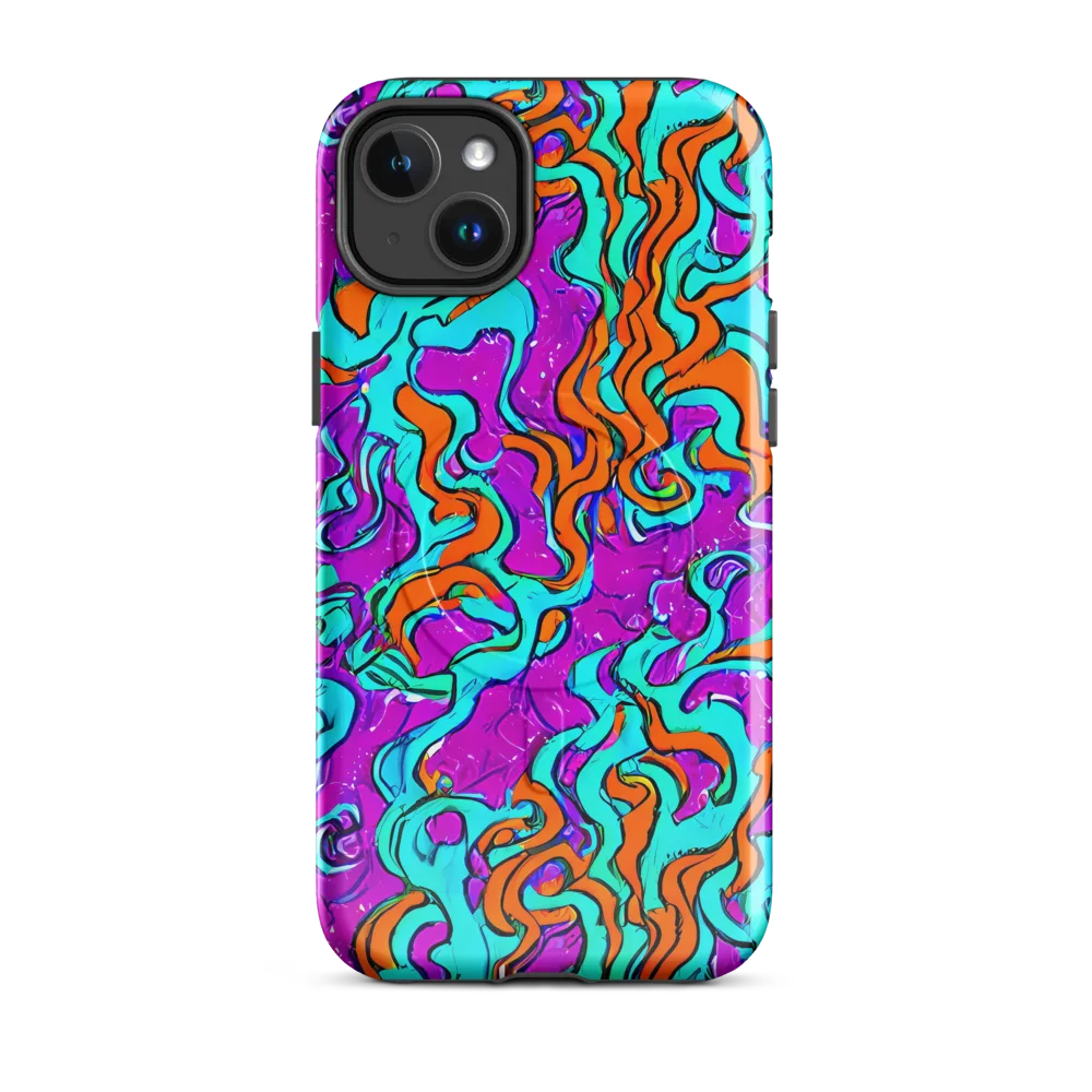 Psychic Ribbons on MagSafe Tough Case for iPhone® — Front