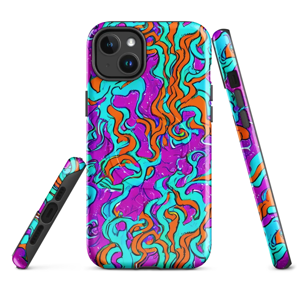 Psychic Ribbons on MagSafe Tough Case for iPhone® — Front