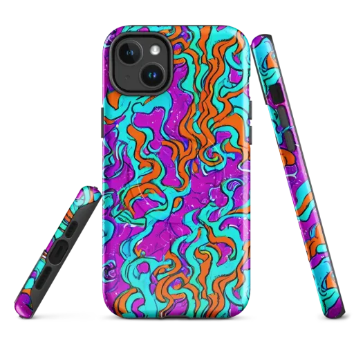 Psychic Ribbons on a MagSafe Tough Case for iPhone®