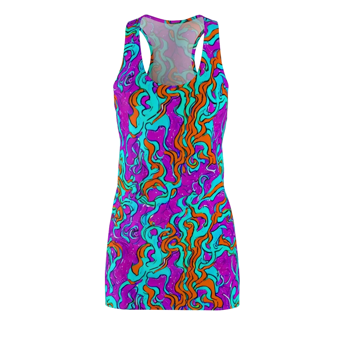 Psychic Ribbons on Racerback Dress — Front
