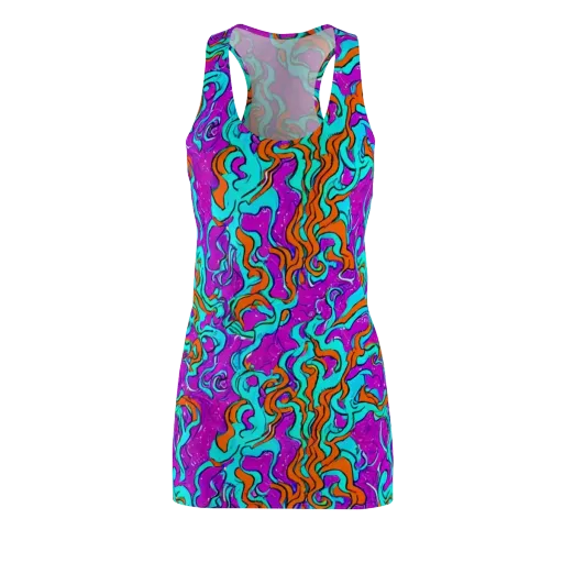 Psychic Ribbons on a Racerback Dress