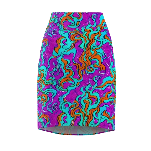 Psychic Ribbons on a Pencil Skirt
