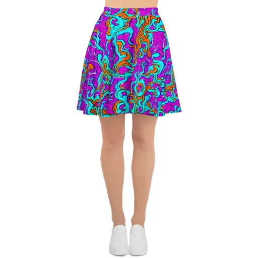 Psychic Ribbons on a Skater Skirt