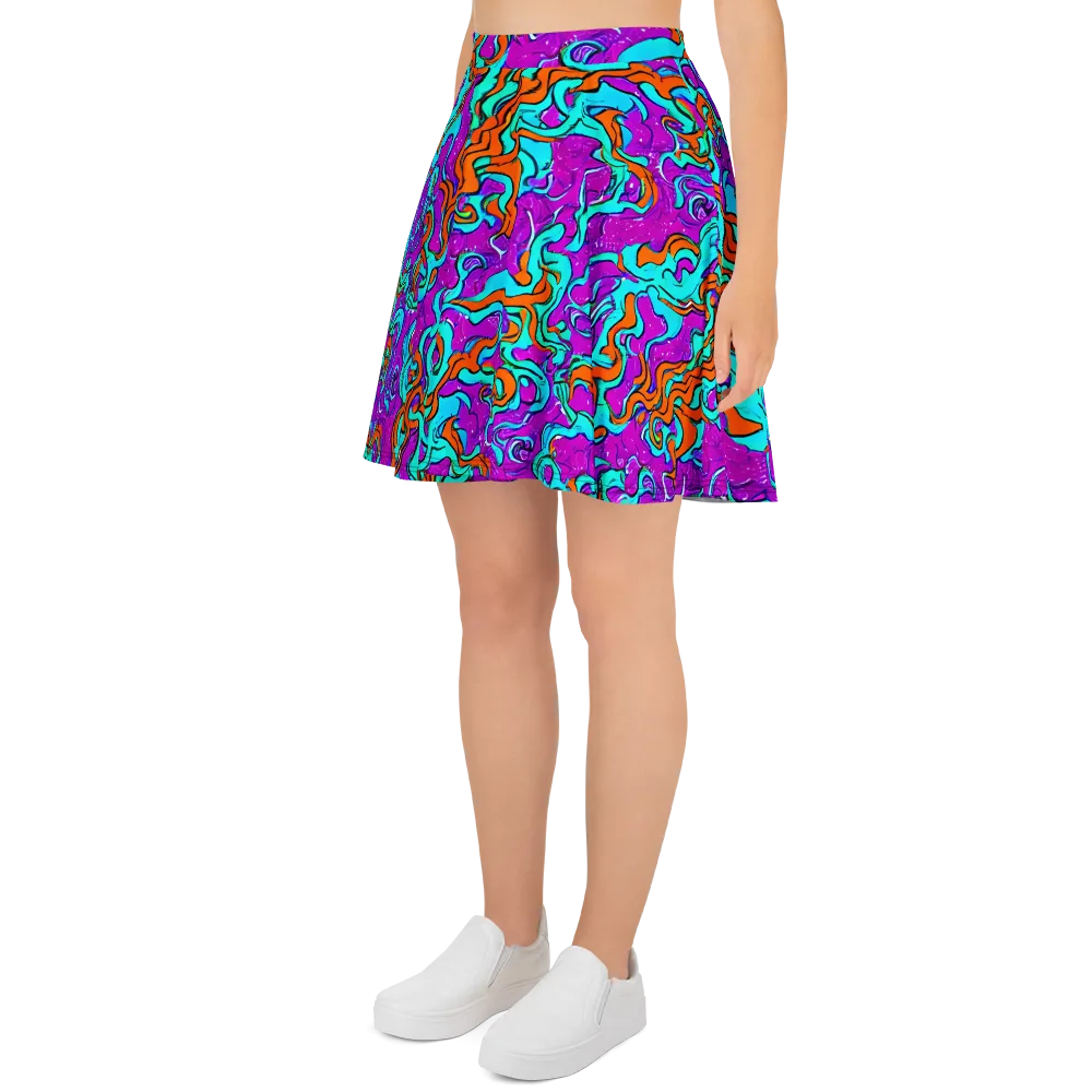 Psychic Ribbons on Skater Skirt — Left