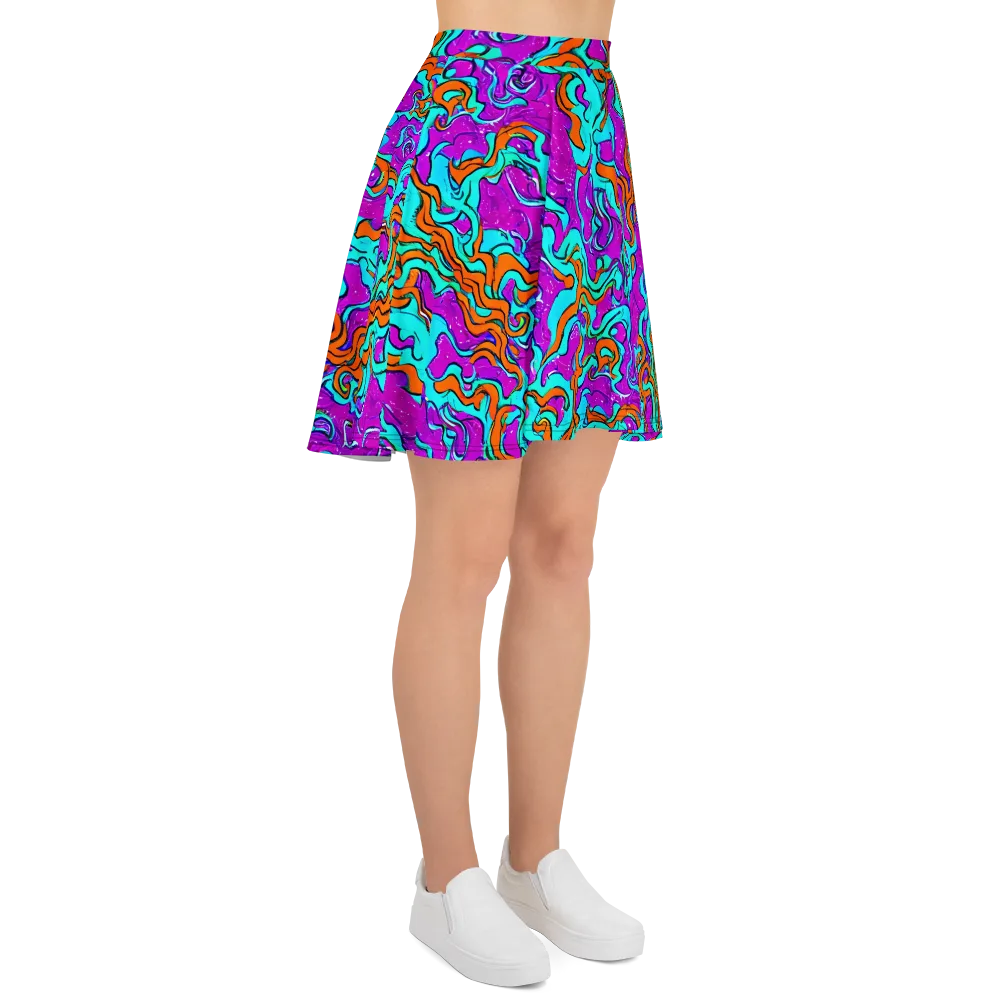 Psychic Ribbons on Skater Skirt — Right