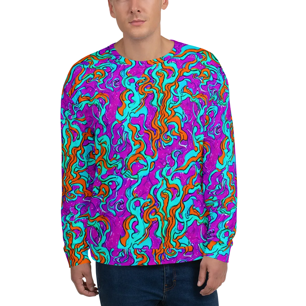 Psychic Ribbons on Sweatshirt — Front