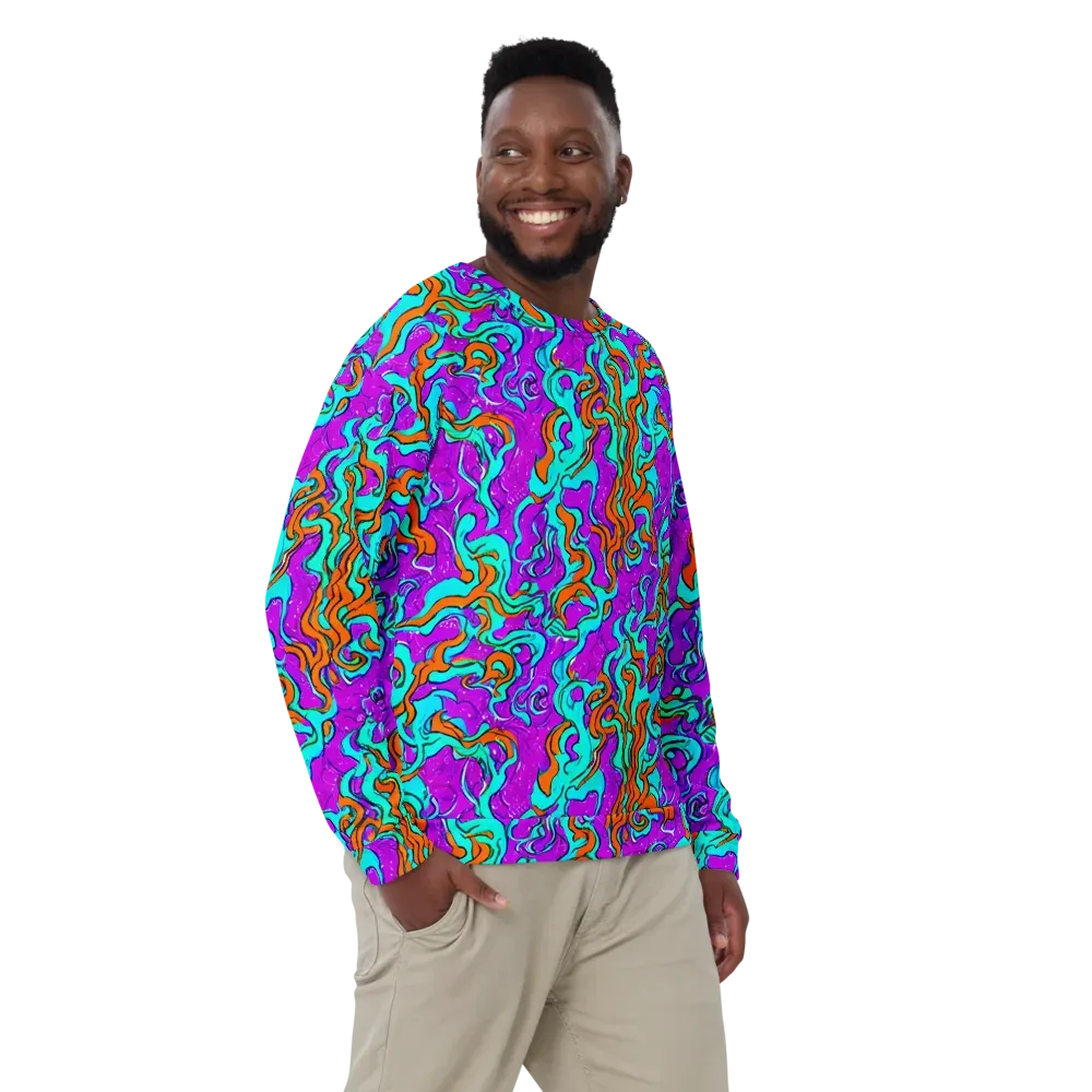 Psychic Ribbons on Sweatshirt — Front