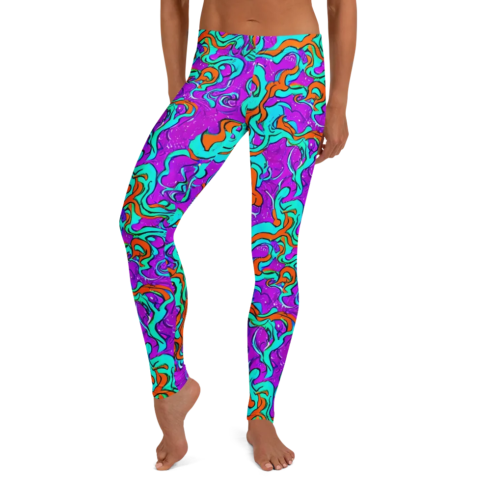 Psychic Ribbons on Leggings — Front