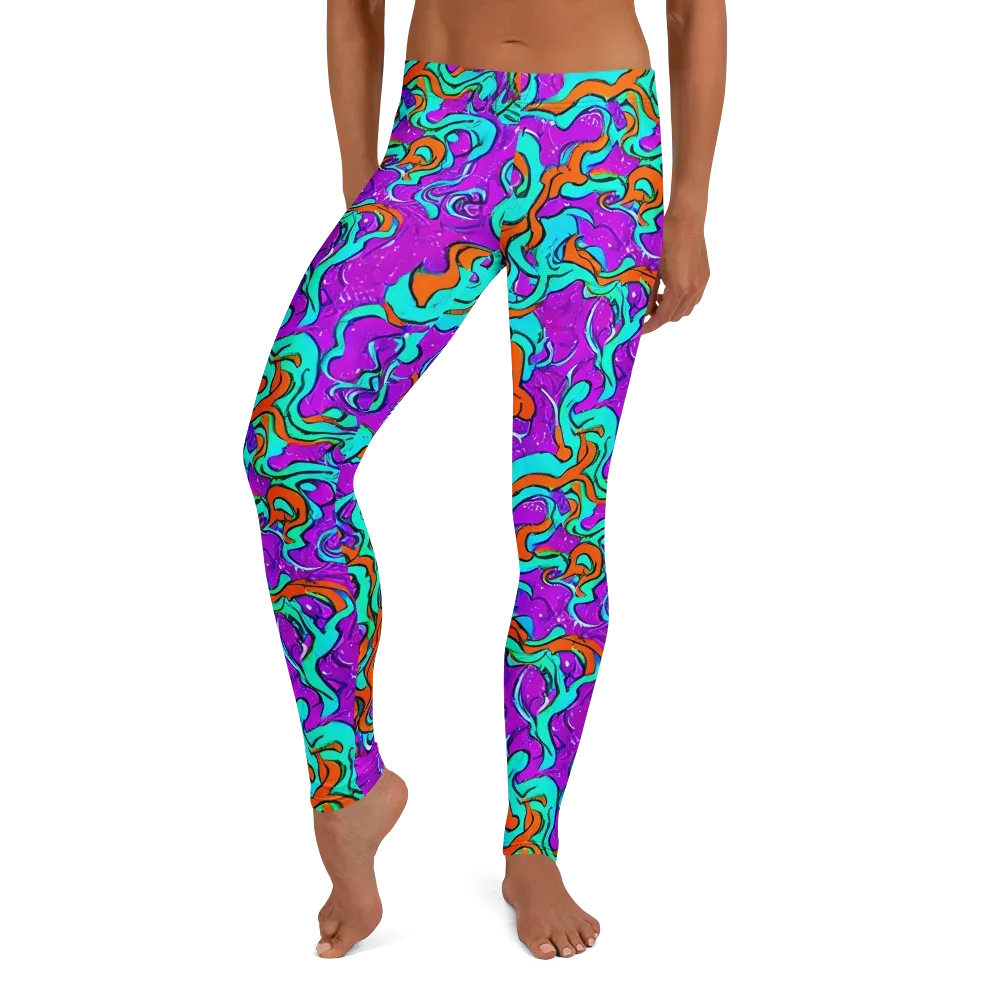 Psychic Ribbons on Leggings — Front