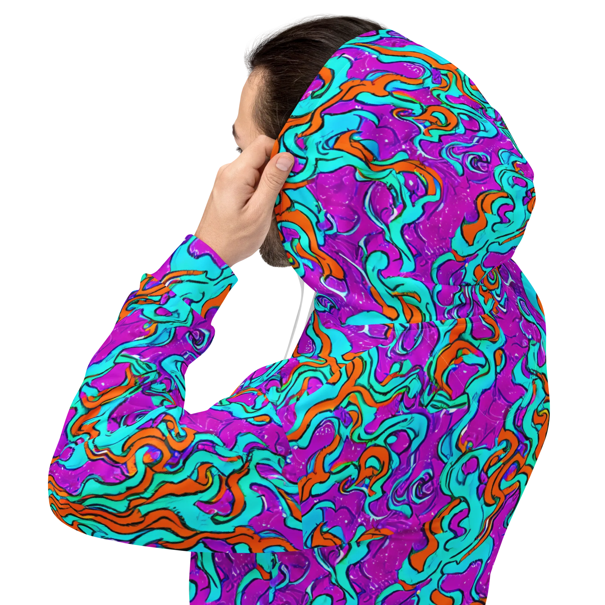 Psychic Ribbons on Hoodie — Back