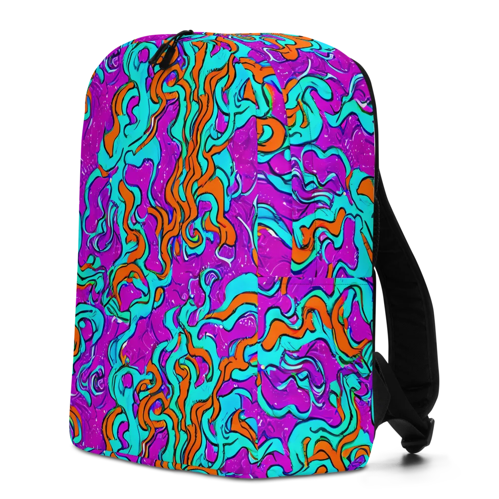 Psychic Ribbons on Minimalist Backpack — Left