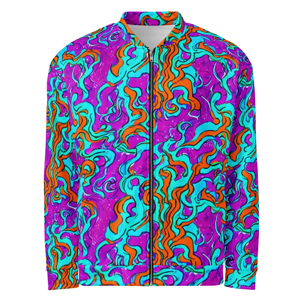 Psychic Ribbons on Bomber Jacket — Front