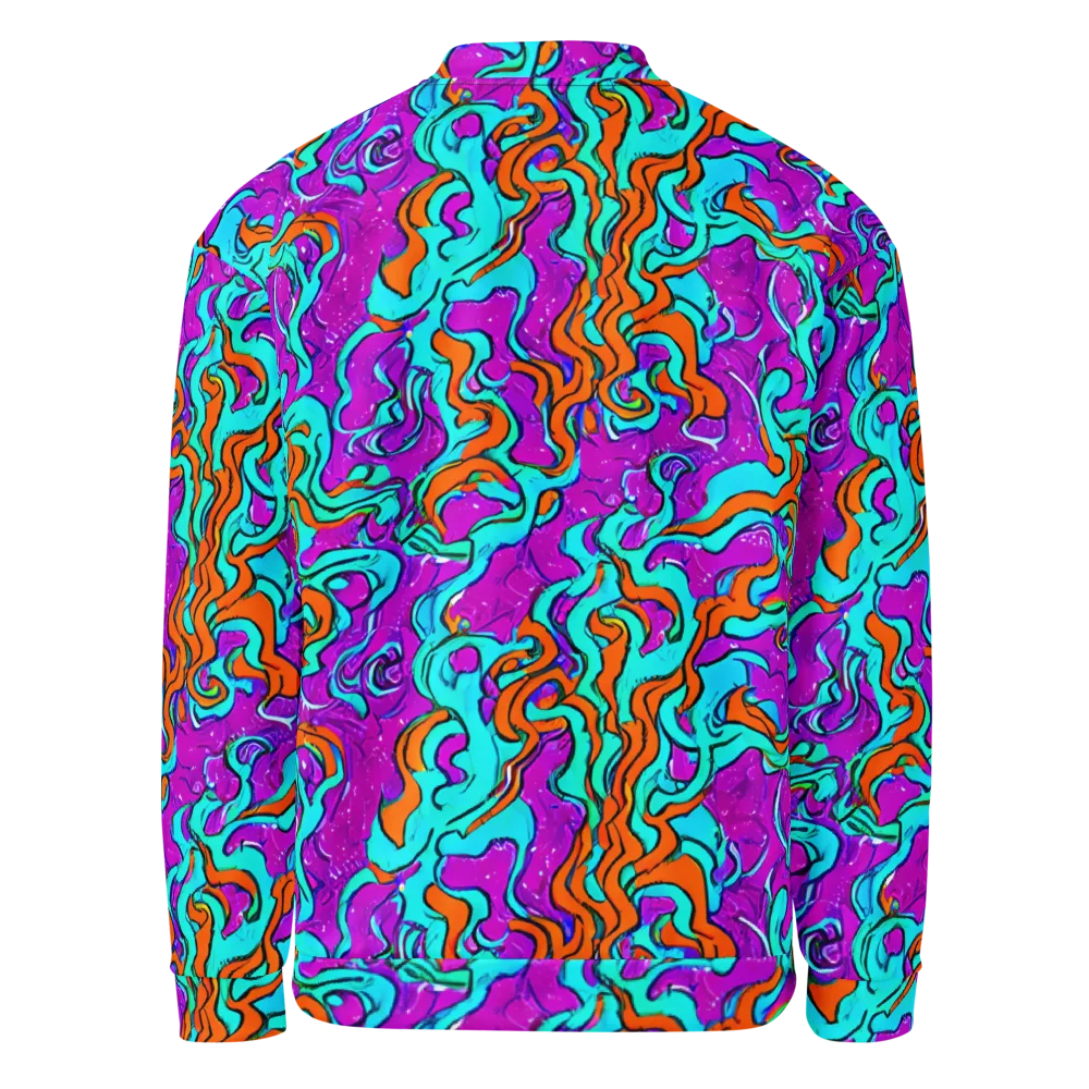 Psychic Ribbons on Bomber Jacket — Back