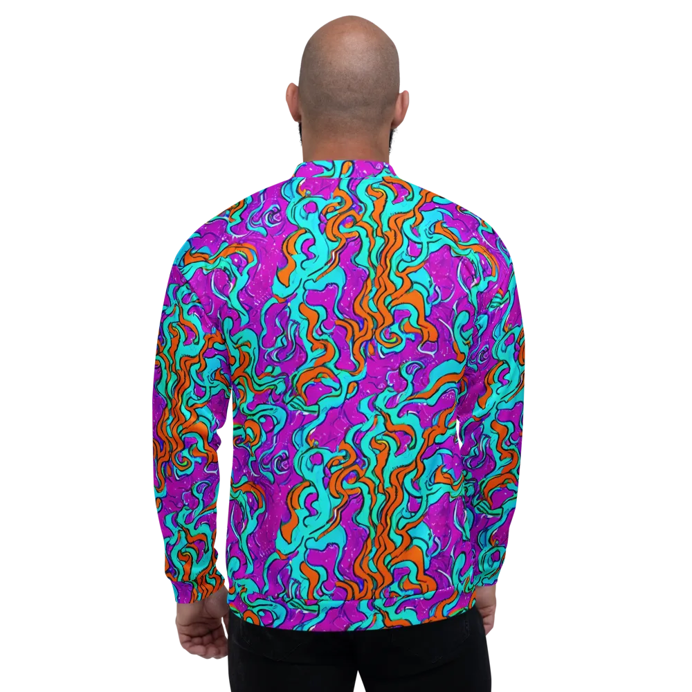 Psychic Ribbons on Bomber Jacket — Back