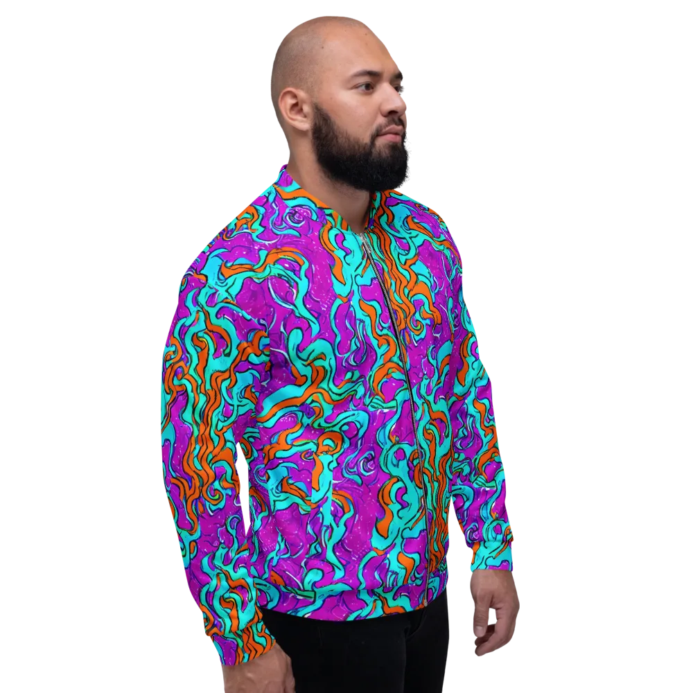 Psychic Ribbons on Bomber Jacket — Right